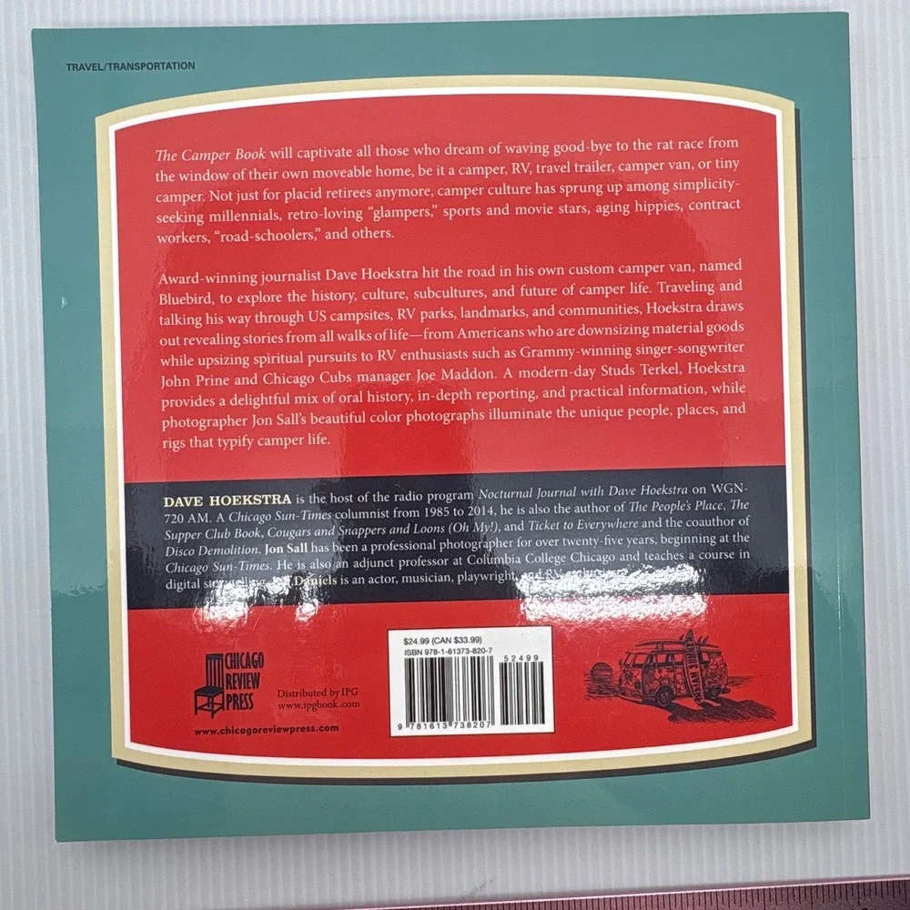 The Camper Book Dave Hoekstra RV‎ Camping Travel Guide Jeff Daniels